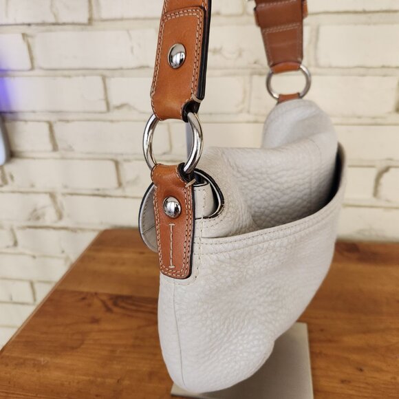Coach Cream Leather Soho Shoulder Bag Tote Purse - Picture 3 of 11